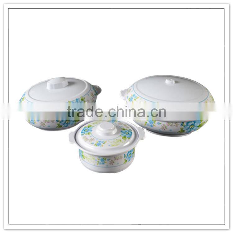 Noble hand-painted large bowls with lid plastic cheap moroccan style dinnerware set