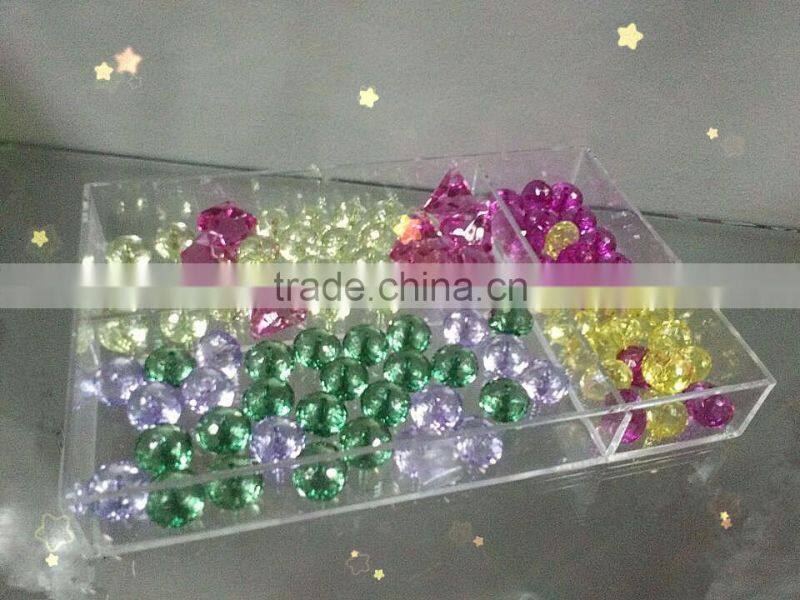 plastic artificial acrylic crystal diamond bead lucite bead gemstone bead