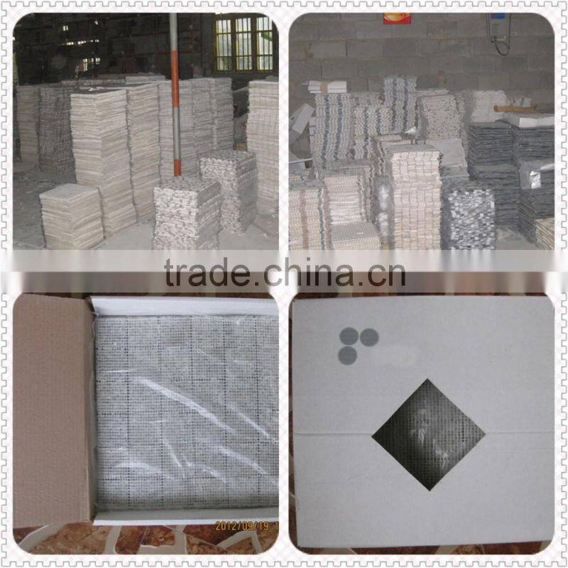 Dark Emperador Marble mosaic tile