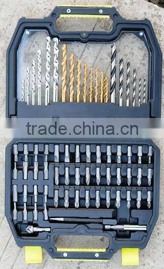 78PCS Drills & Bits Set(POUCH/HIGH SPEED DRILL BITS/MAGNETIC HOLDER)