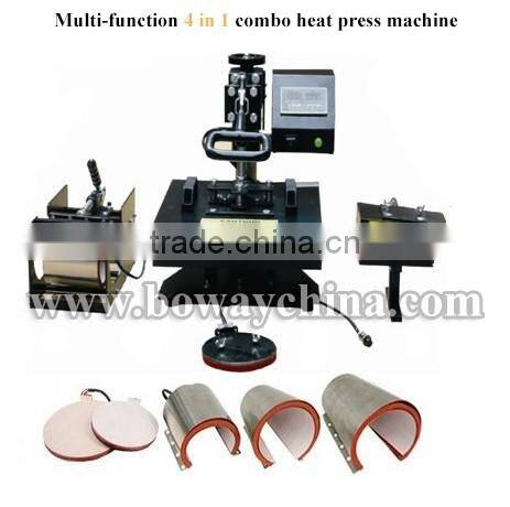 Mug/Plate/T-shirt/Hat 4 in 1 Graphic Shop combo heat press Printing machine
