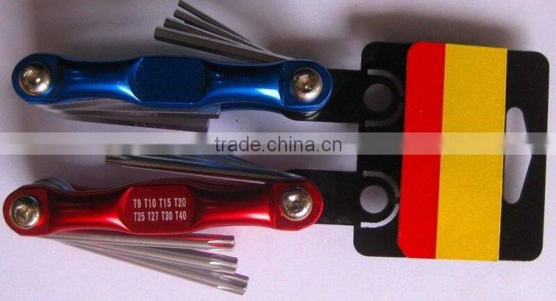 Hanger pack Folding Allen Wrench Set