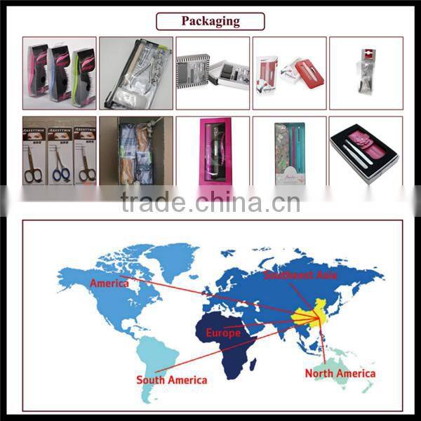 2017 New Arrival Lady Hair Removal Stainless Steel Beauty Slant Tip eyebrow glitter tweezers