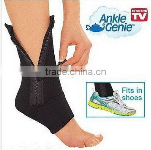 New Ankle brace Zip Up Compression Support One Size Fits All