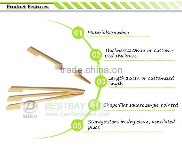 bamboo skewer with custom logo