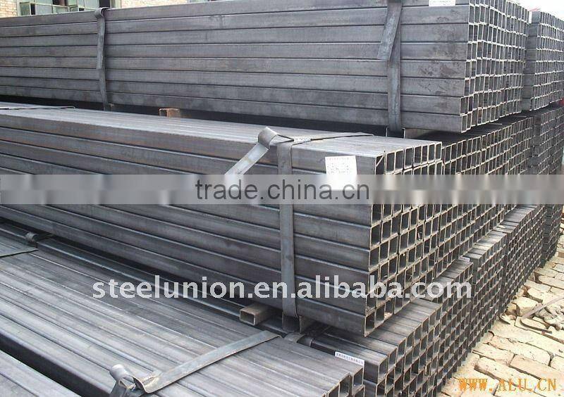 Galvanized square tube / steel hollow tube / black square pipe