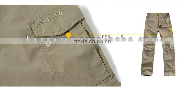 Fashionable Men's Detachable Quick-dry Pants
