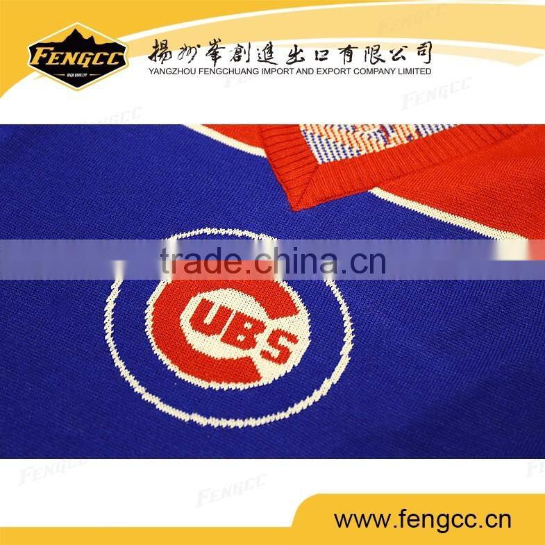 football team new style kids autumn winter spring children Knitted jacquard sports pullover sweater