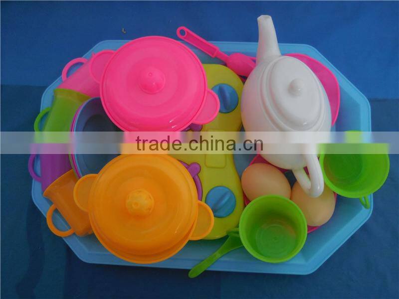 2016 new fashion Deluxe kitchen play toy food tea set for boys