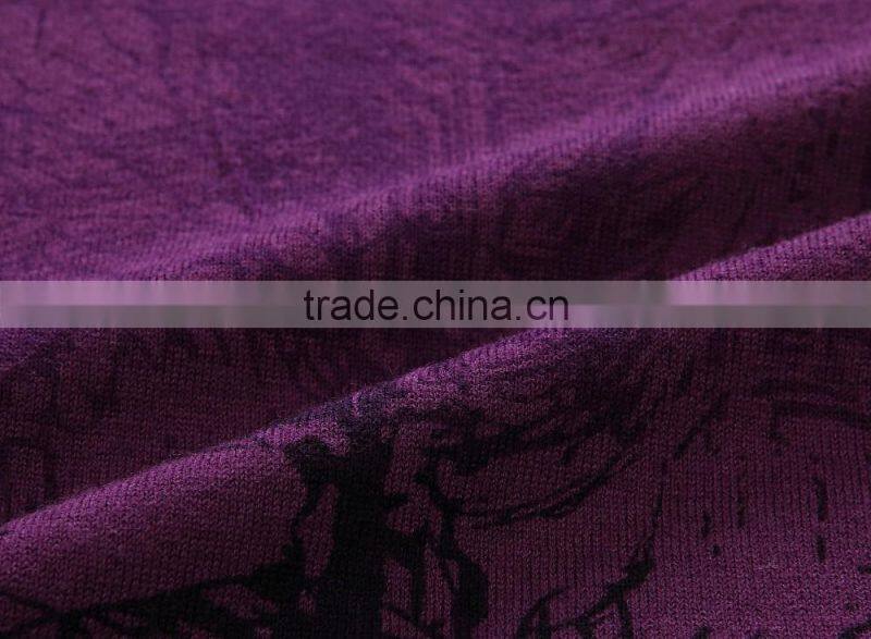 latest design custom printing wool sweater , pullover cardigan