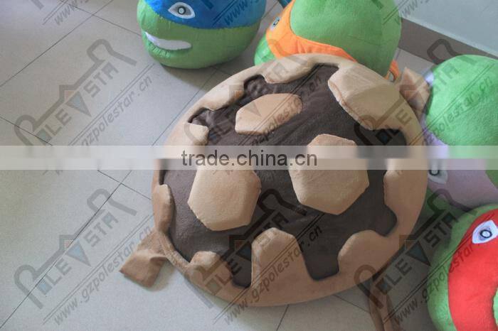 Red/blue/yellow/grey/patch the tortoise mascot cartoon costume