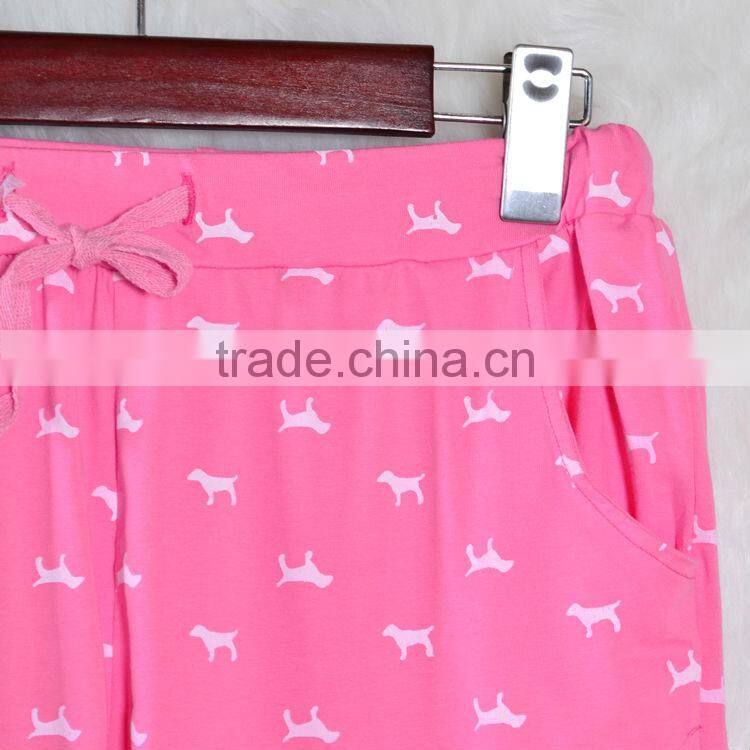 2017 new summer 100% cotton nightgowns/wholesale cotton pajamas/sleepwear