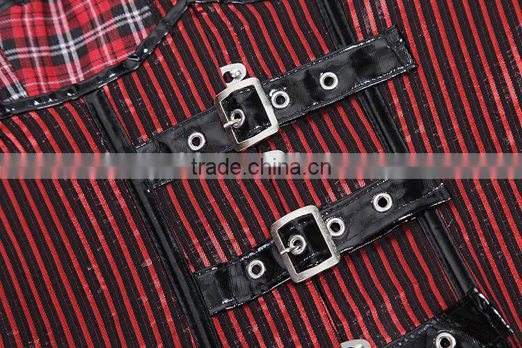 2015 Newest style seamless conjoined one set body shaping corset with long skirt