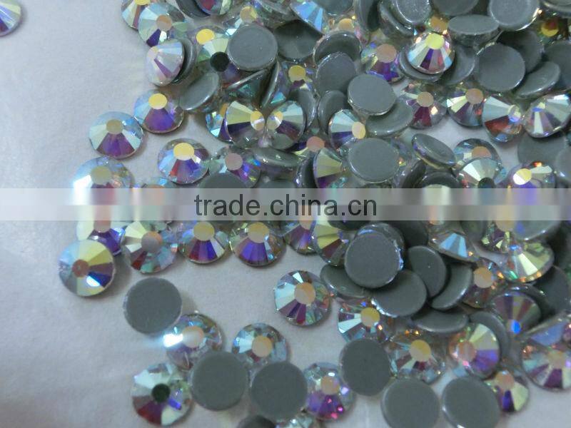 China factory wholesale decorative shiny leed free and multi size loose Decorative Ornament crystal dmc hotfix rhinestone