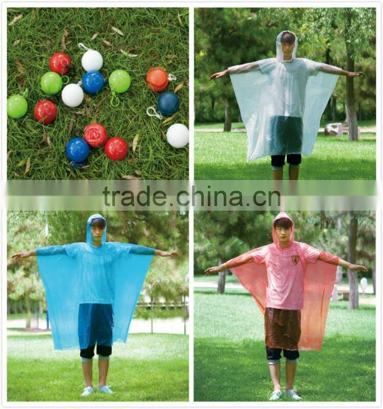 PE Disposable Yellow Half Sleeves Raincoat