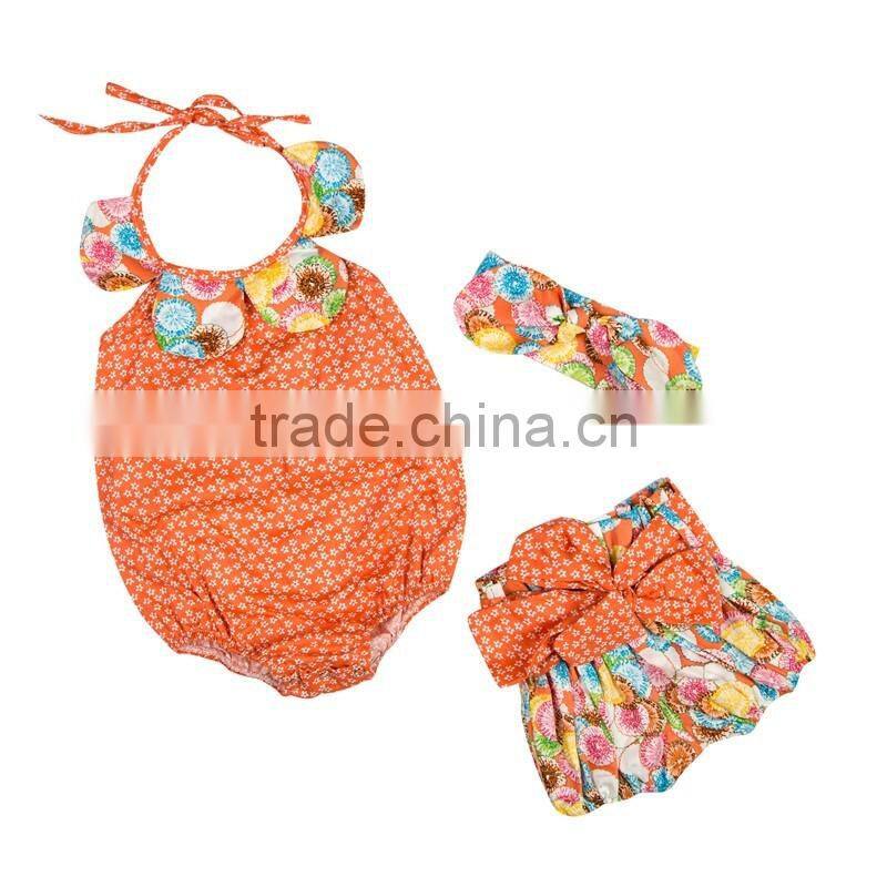 Organic cotton baby clothes short infant blank clothing customer printing white baby romper set