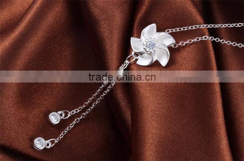 2017 New design 925 sterling silver windmill pendant necklace