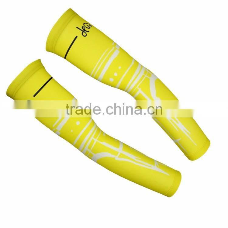 Wholesale china sun protection breathable lycra cool cycling arm sleeve with Professional OEM design for free