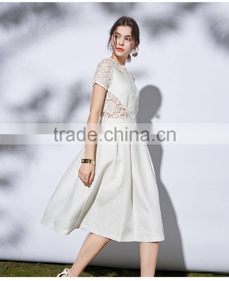 Maxnegio supreme clothes wholesale pleated maxi woven midi dress