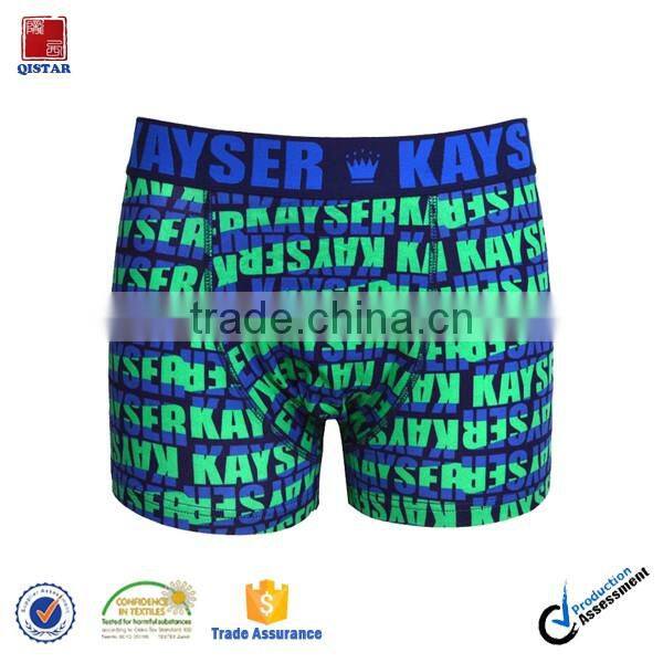 Wholesale Cheap Price Men Stripe Printed Cotton Basic Boxer Shorts