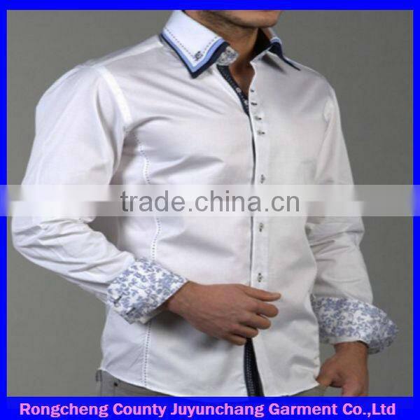 new pattern men branded formal shirts made in China