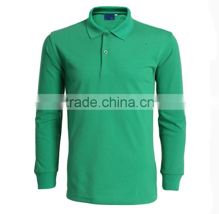 high quality promotional polyseter/cotton most popular sport blank men's polo t shirt