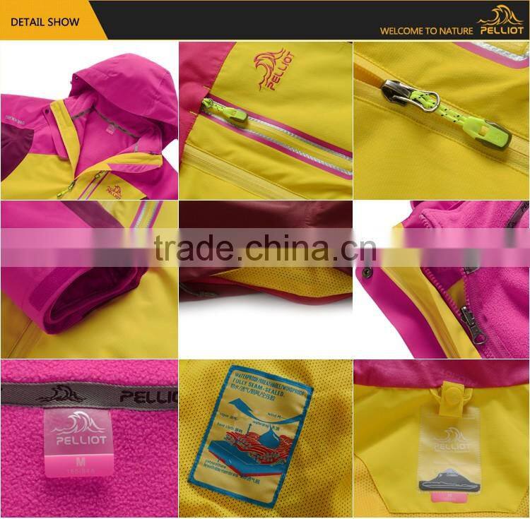 OEM apparel sportswear for ladies jackets with hoodies 3 in 1