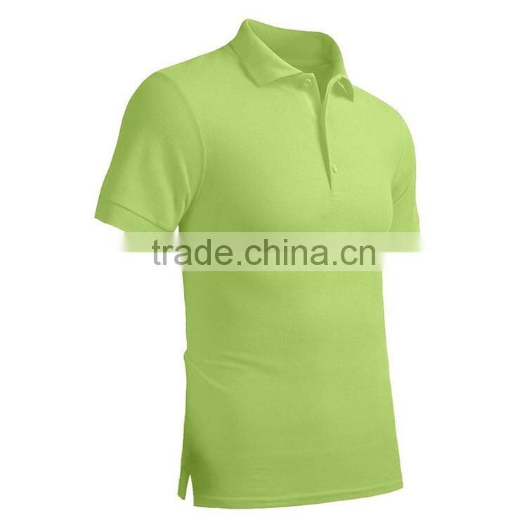 Bulk sale short sleeve plain pique 200 gsm polo t-shirt 100% cotton