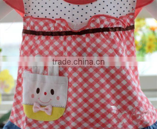 Girls Easter cotton outfit, kids Easter Bunny cloth Set, spring/autumn kids cotton suit joker rabbit skirt &leggings 2pcs suit