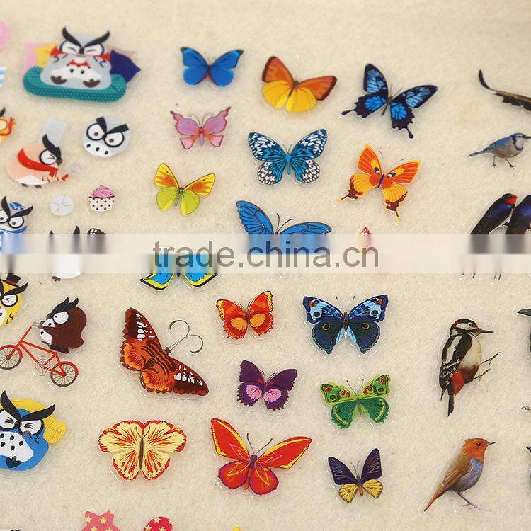 Children Carton Sticker PVC animal shape sticker DIY decoration sticker
