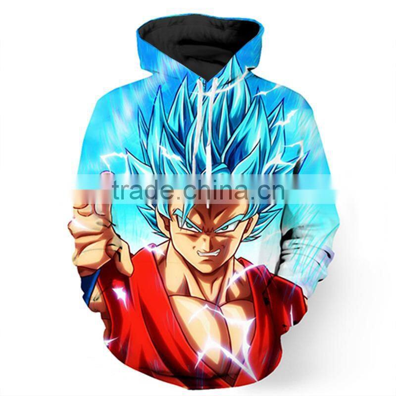 2017 Fashion-Plus Men's Hoodies Long Sleeve Printed 3D Contemplative Man Galaxy Sweatshirt M-6XL plus size