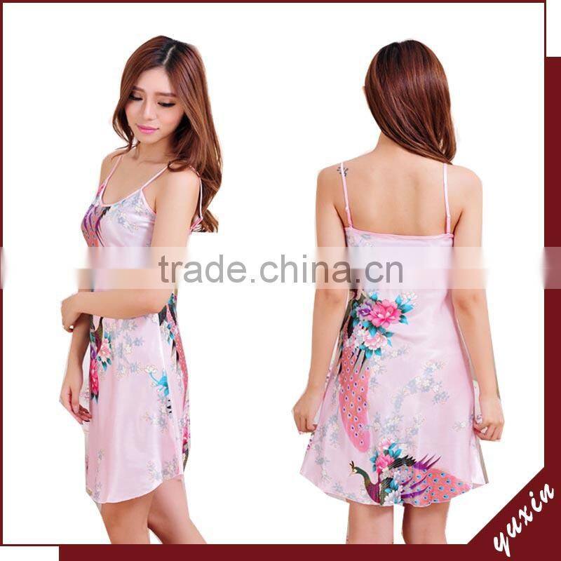 2015 silk kimono robes kimono dress Kimono Satin Robe TP023