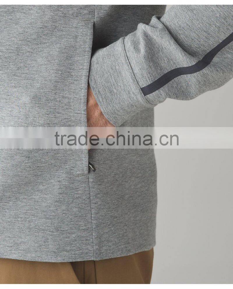 wholesale custom long sleeve sweatshirt blank quarter zip sweatshirt for men