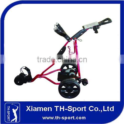 Design remote golf trolley wheels golf trolley