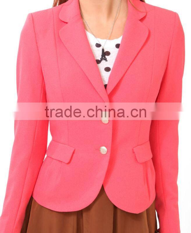 Pleated Pocket Blazer