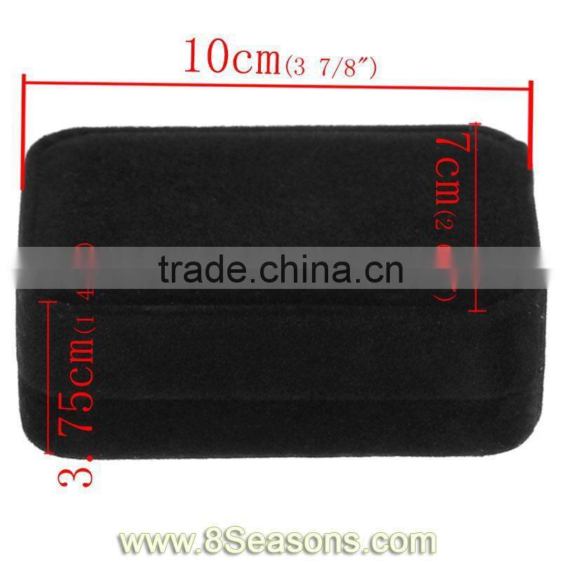 Black Velvet Pendant&Necklace Display Box Jewelry Gift Box Case