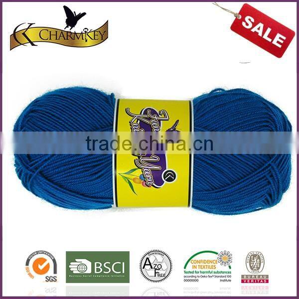 Charmkey super fine crochet yarn mixed color 100 acrylic yarn prices good from China