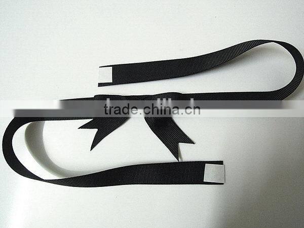 2014 Best-Selling ribbon elastic bow/satin stretch loop