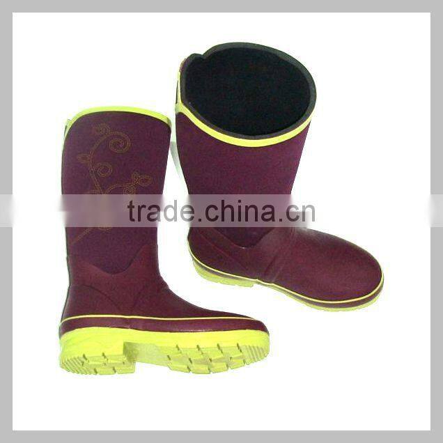 women fashion rubber rain boots