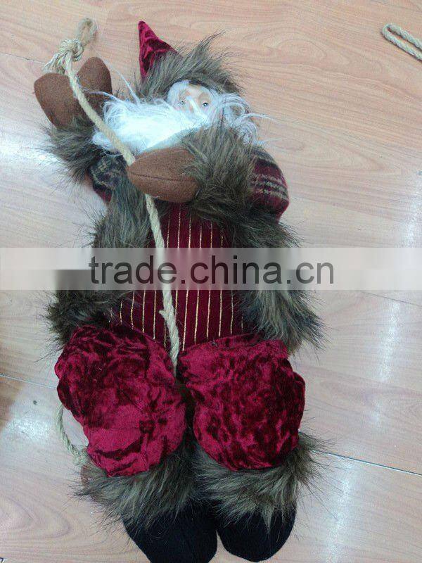 Lovely plush christmas handmade snowman toys