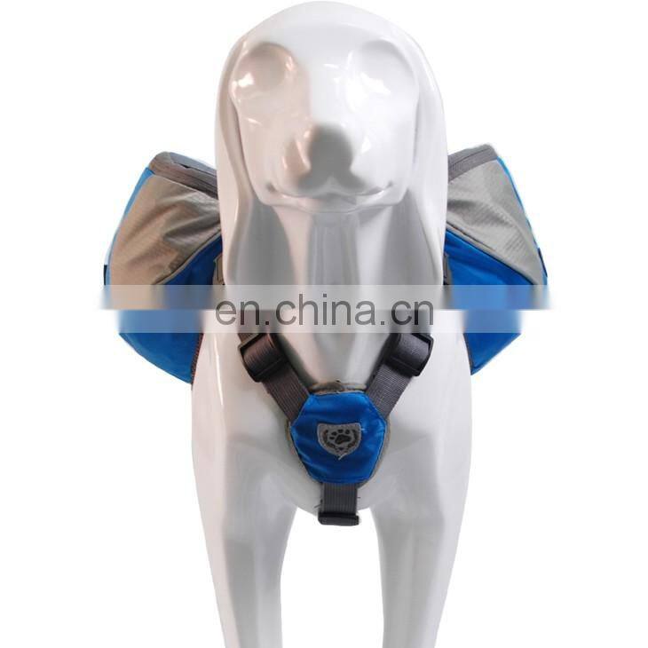 Outdoor Dog Backpack Polyester Saddle Bags For Pet Travel