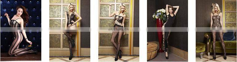 Elegant black sex nylon bodystocking