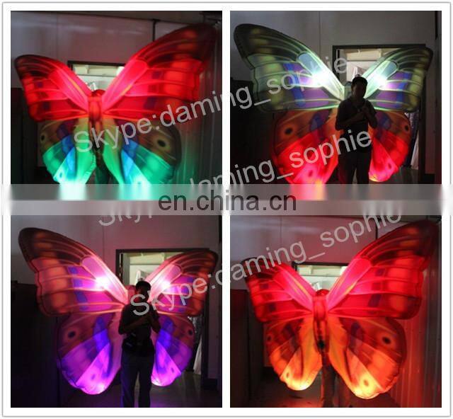 lighting inflatable butterfly for decoration