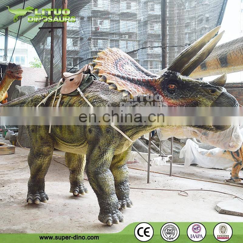 Playground Equipment Kiddie Walking Animatronic Dinosaur Rides