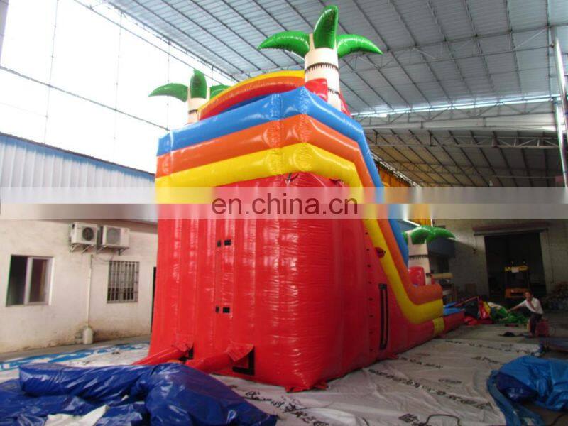 High quality outdoor toys PVC giant inflatable water slide