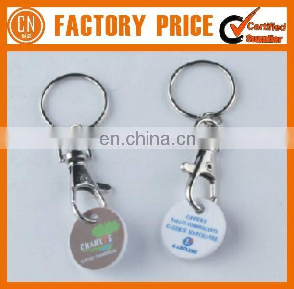 Promotion Custom Cheap Plastic Euro Trolley Coin