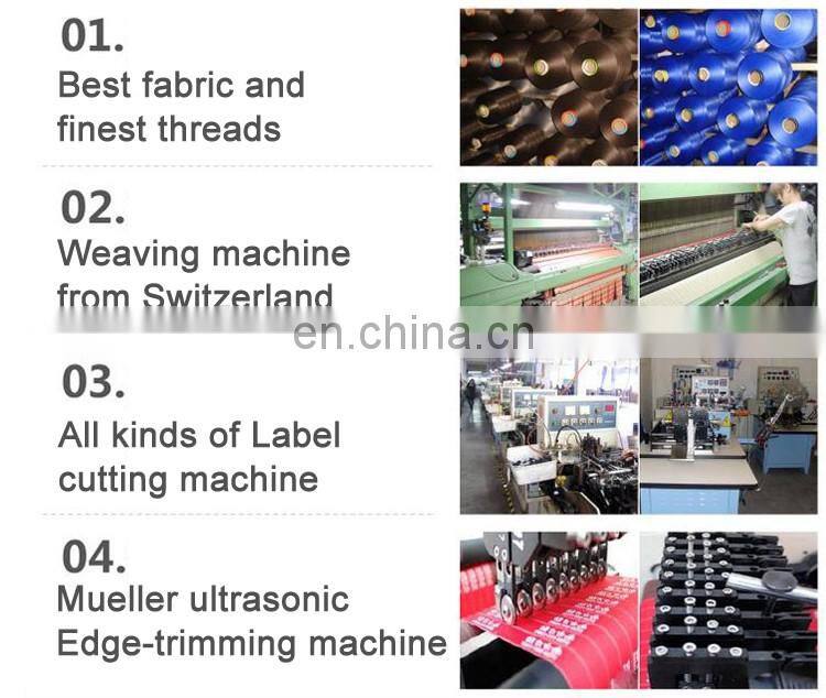 Garment recycled custom woven label made in China