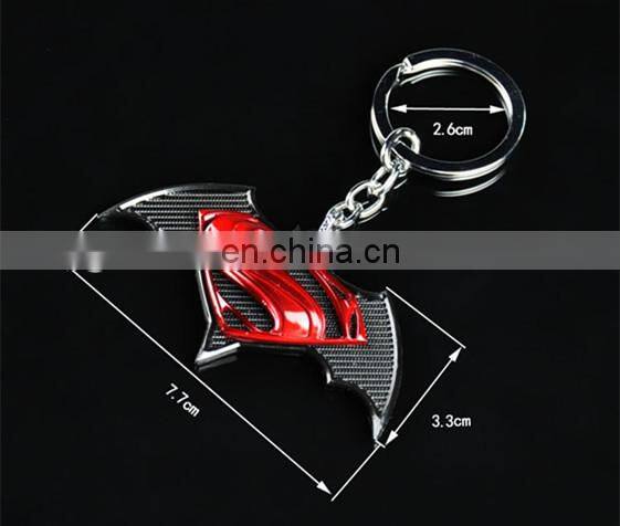 2017 new arrive fashion supermanbatman war keychain, the avenges metal keychain