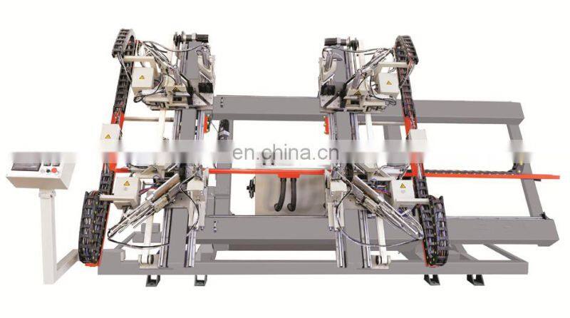 High frequency CNC Four-corner vertical welding machine PVC window and door