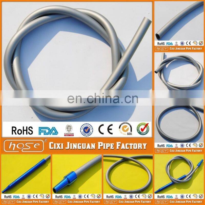 Alibaba Factory Supply High Temperature 10*16mm Food Grade FDA Silicone Shisha Hookah Smoke Rubber Tube